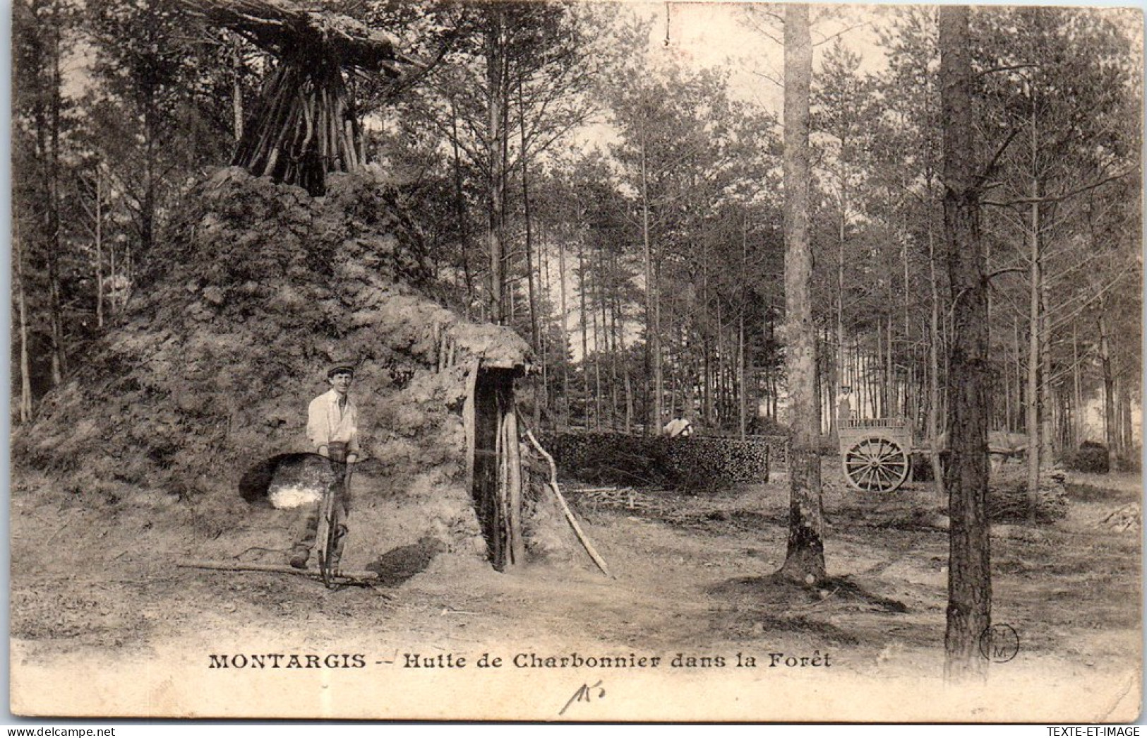 45 MONTARGIS - Hutte De Charbonnier Dans La Foret  - Montargis
