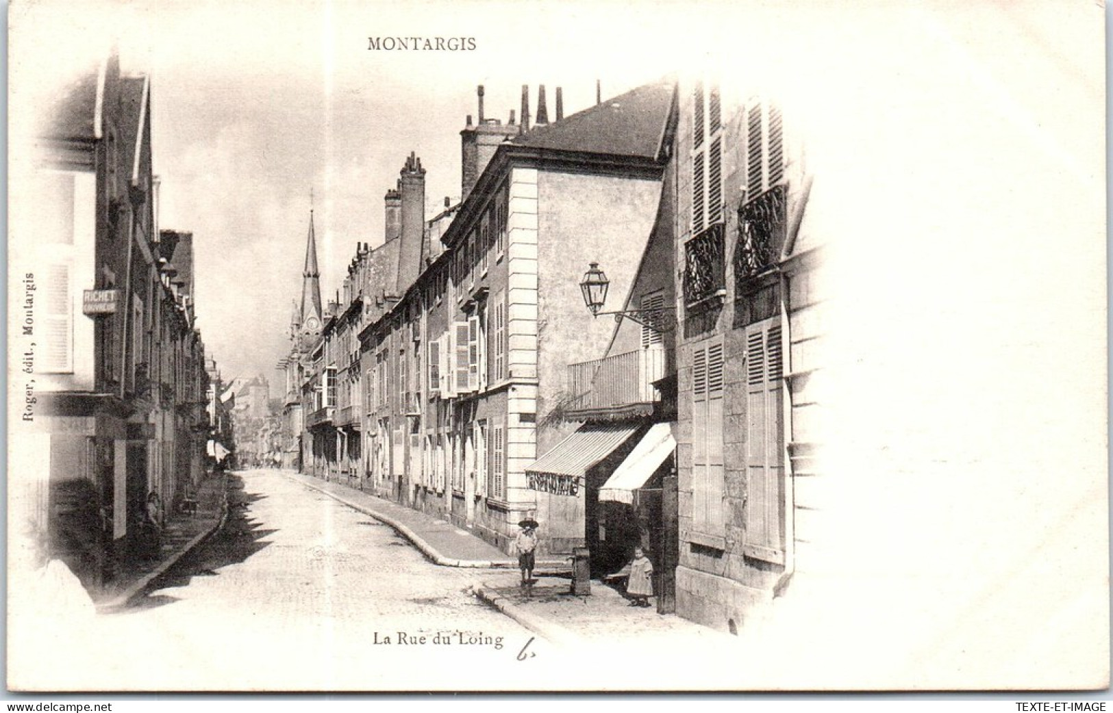 45 MONTARGIS - Echappee Sur La Rue Du Long. - Montargis