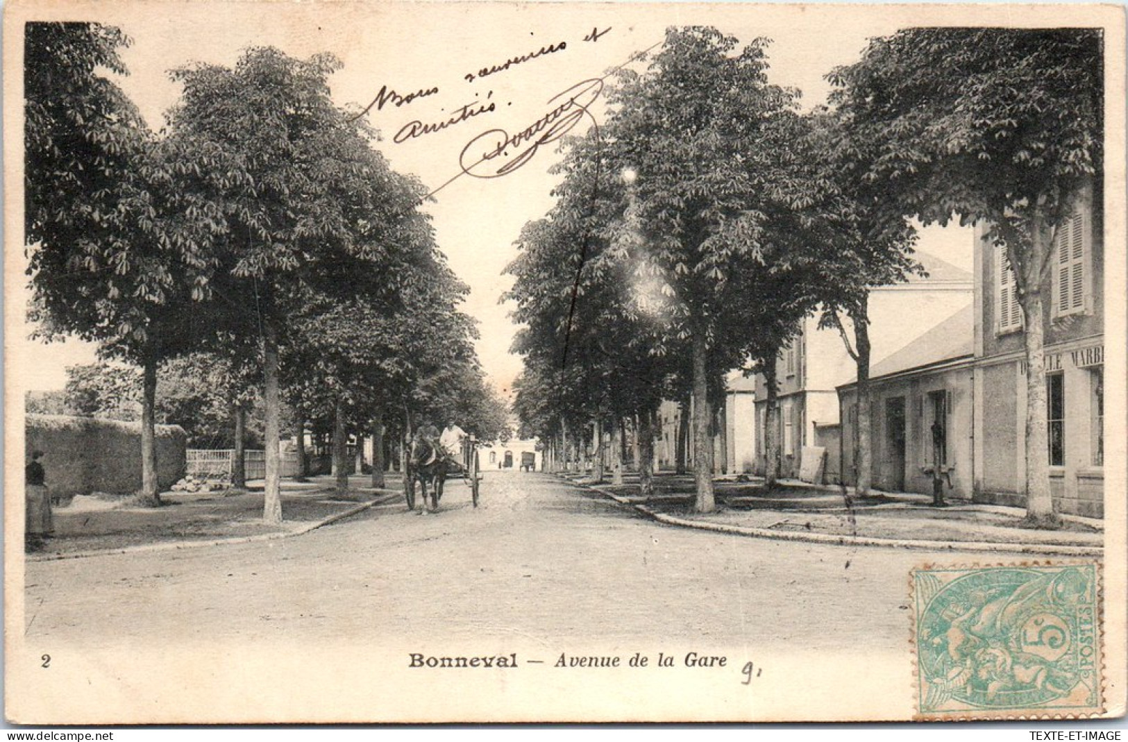 28 BONNEVAL - Avenue De La Gare.  - Bonneval