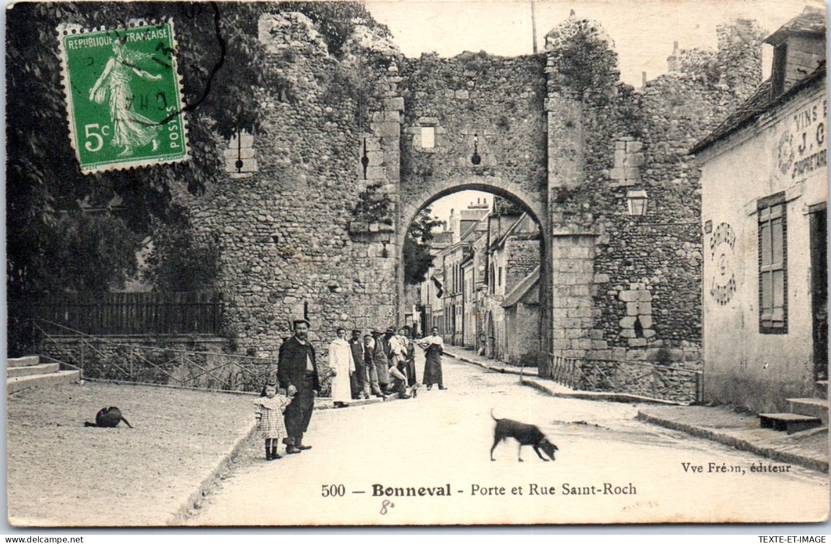 28 BONNEVAL - Porte Et Rue Saint Roch  - Bonneval