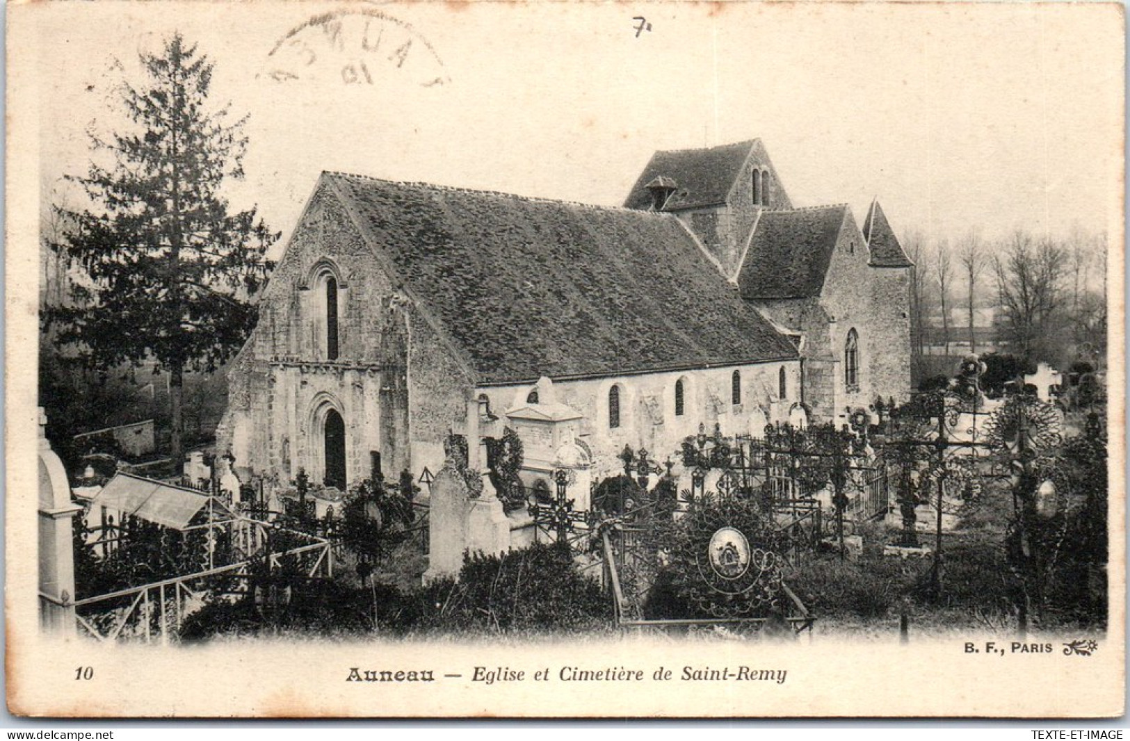 28 AUNEAU - Eglise Et Cimetiere Saint Remy  - Auneau