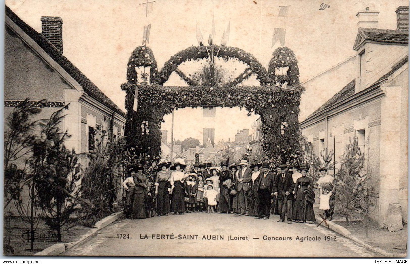 45 LA FERTE SAINT AUBIN - Concours Agricole 1912 - - La Ferte Saint Aubin