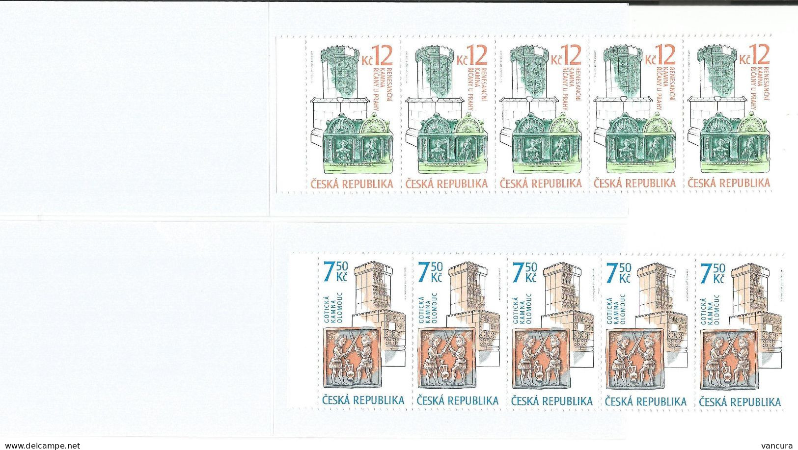 Booklets 521-2 Czech Republic Tile Stove 2007 Gothic And Rennaisance Stove - Nuevos