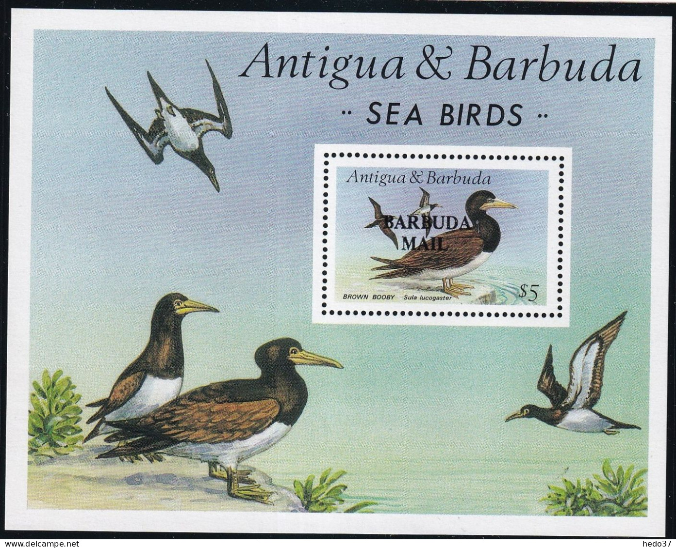 Barbuda BF N°115 - Oiseaux - Neufs ** Sans Charnière - TB - Antigua And Barbuda (1981-...)