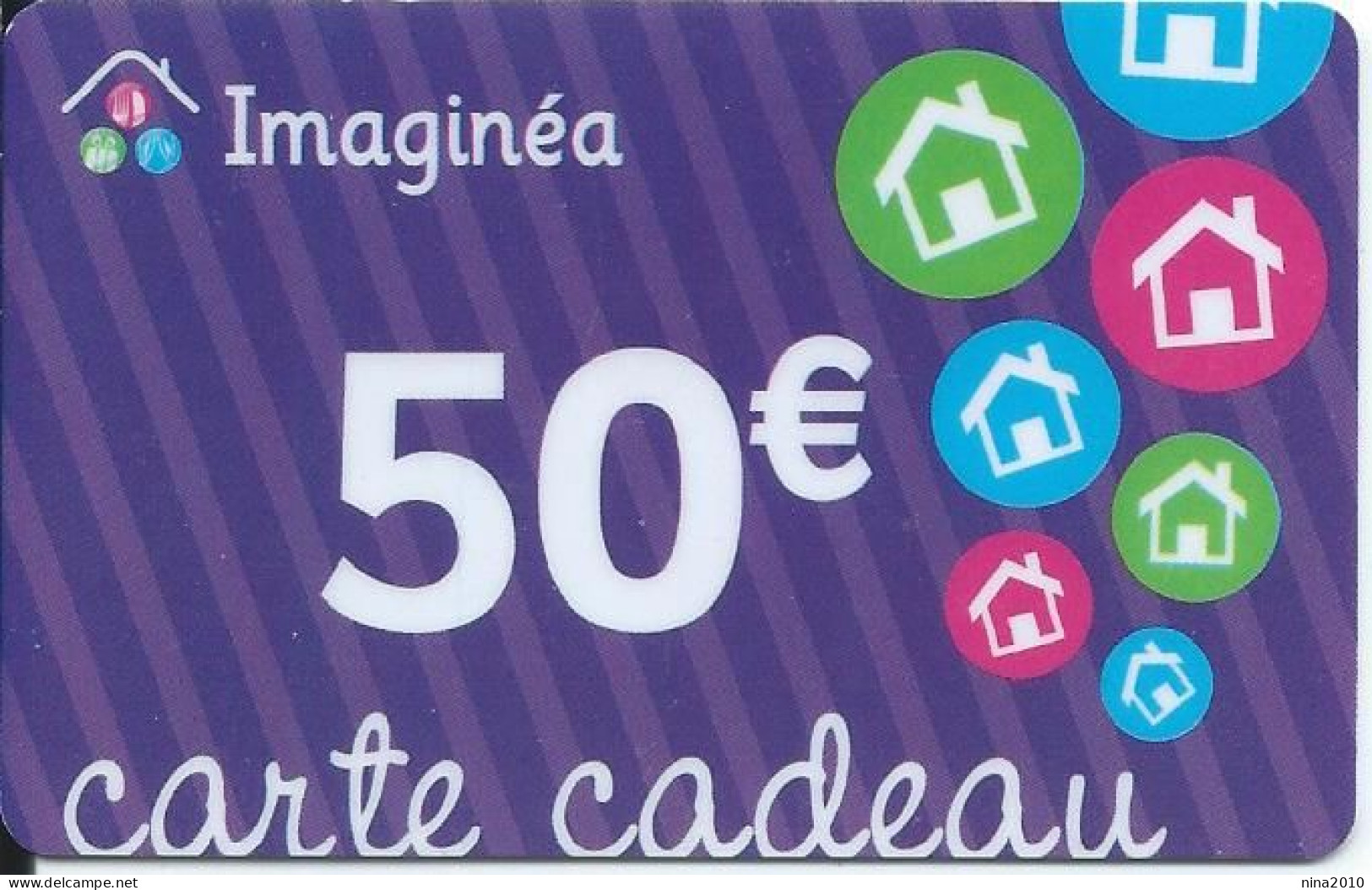 Carte Cadeau - Imaginéa / 50 € - Voir Description -  GIFT CARD /GESCHENKKARTE - Cartes Cadeaux