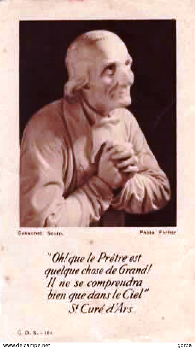 *Image Religieuse - Saint Curé D'Ars - Devotieprenten