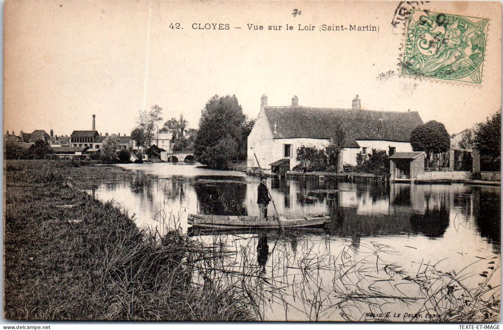 28 CLOYES - Vue Sur Le Loir (saint Martin) - Cloyes-sur-le-Loir