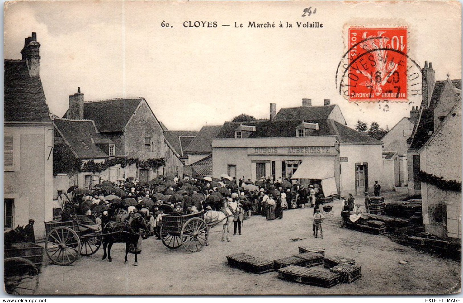 28 CLOYES - Le Marche A La Volaille  - Cloyes-sur-le-Loir