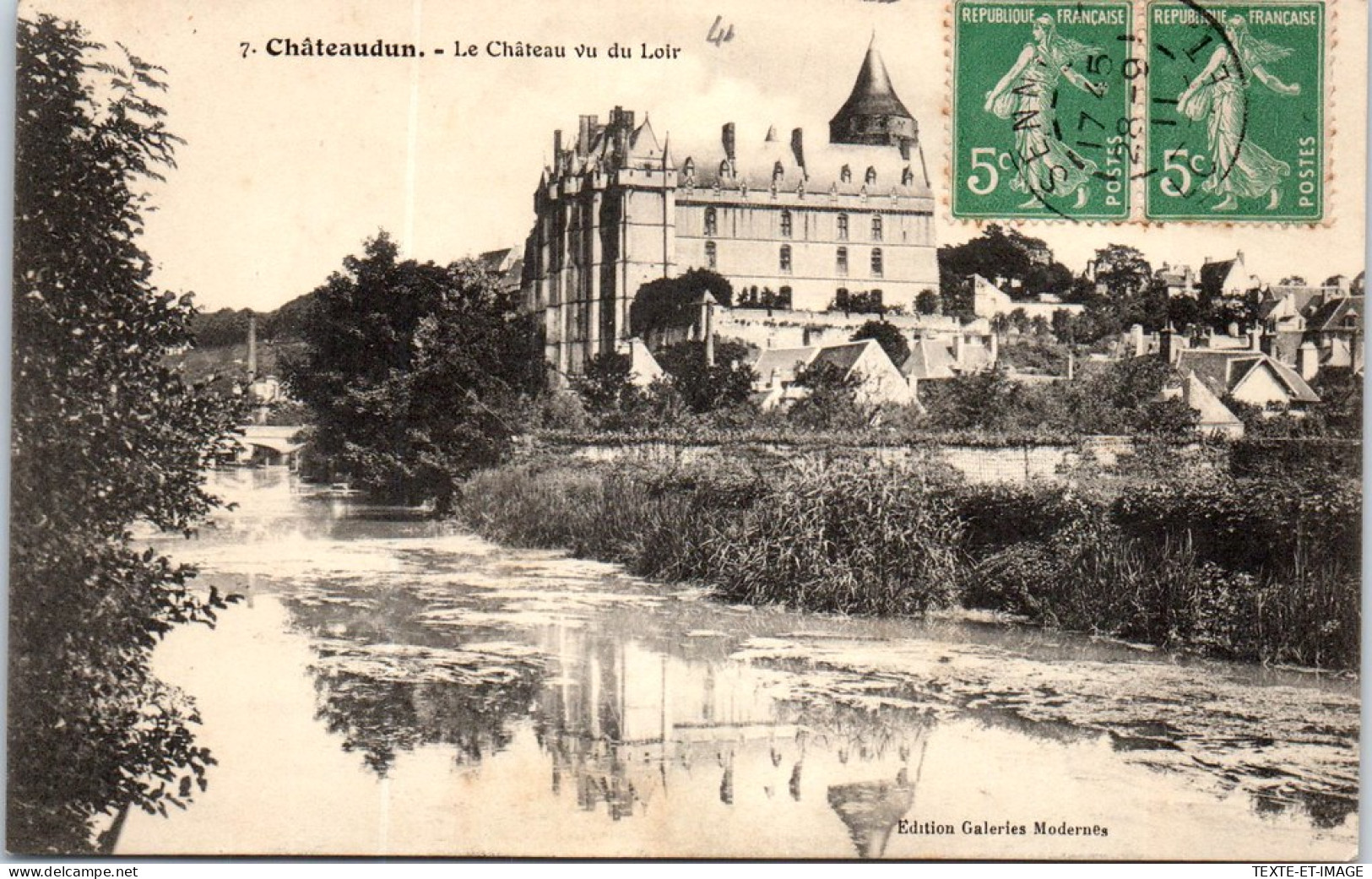 28 CHATEAUDUN - Le CHATEAUvu Du Loir  - Chateaudun