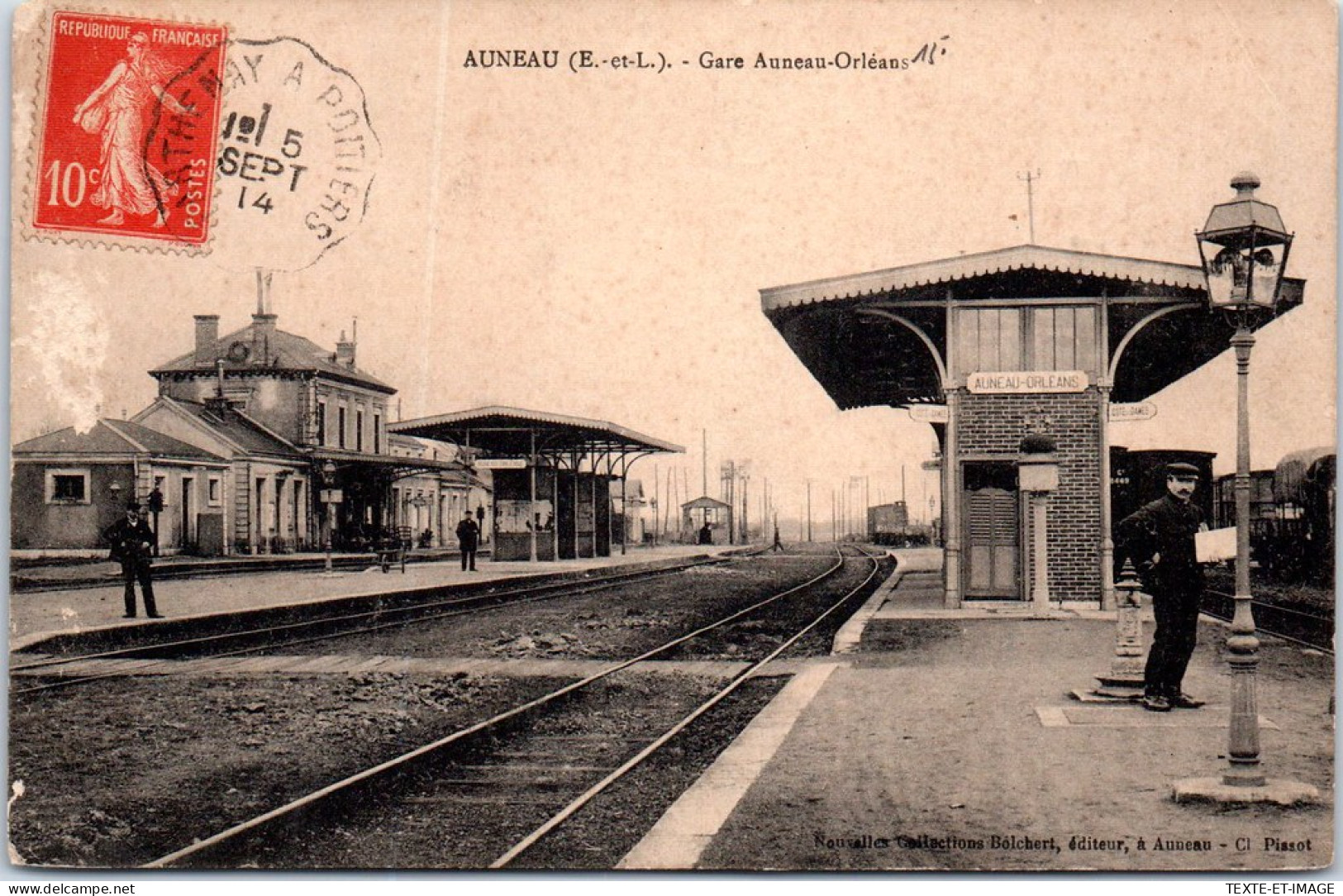 28 AUNEAU - La Gare Auneau - Orleans  - Auneau