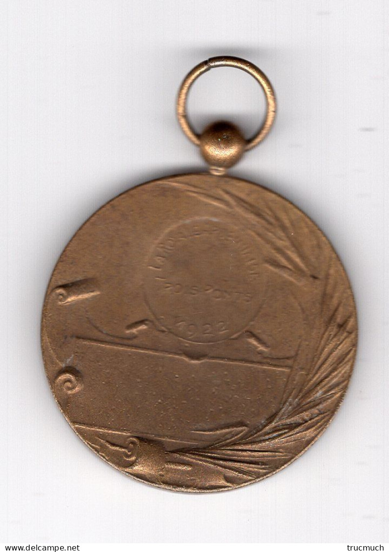 Médaille - TROIS - PONTS  "LA ROYALE ARDENNAISE"  1922 - Andere & Zonder Classificatie