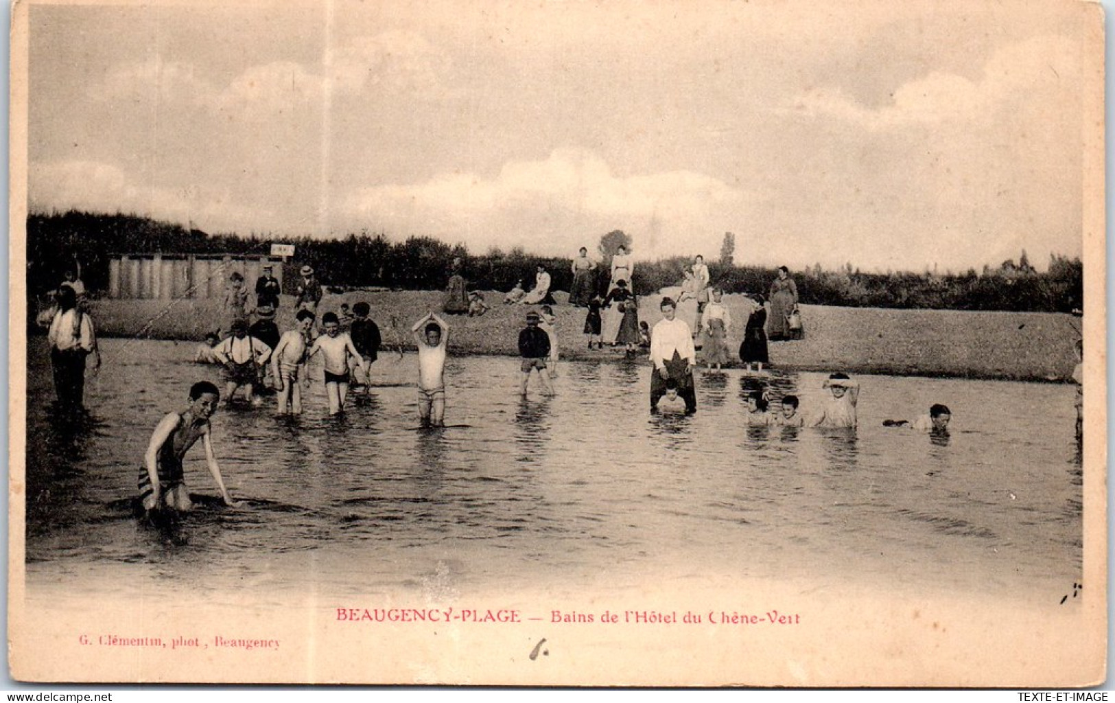 45 BEAUGENCY - La Plage, Bains De L'hotel Du Chene Vert. - Beaugency