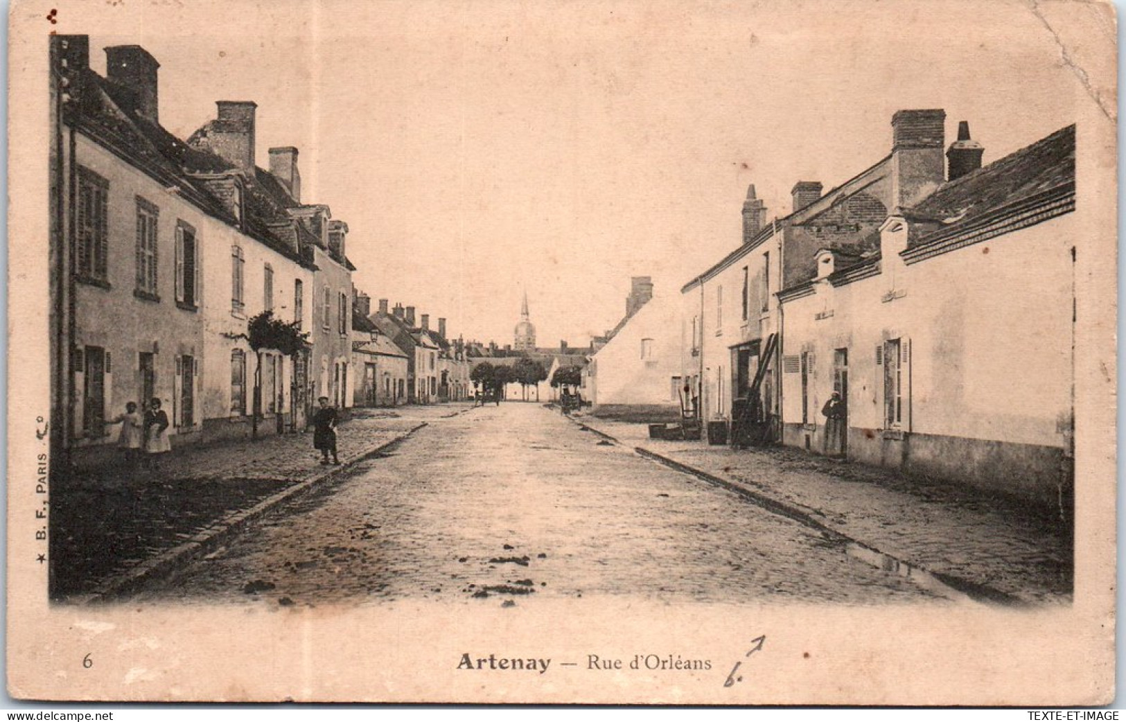 45 ARTENAY - Rue D'orleans (pli En Haut) - Artenay