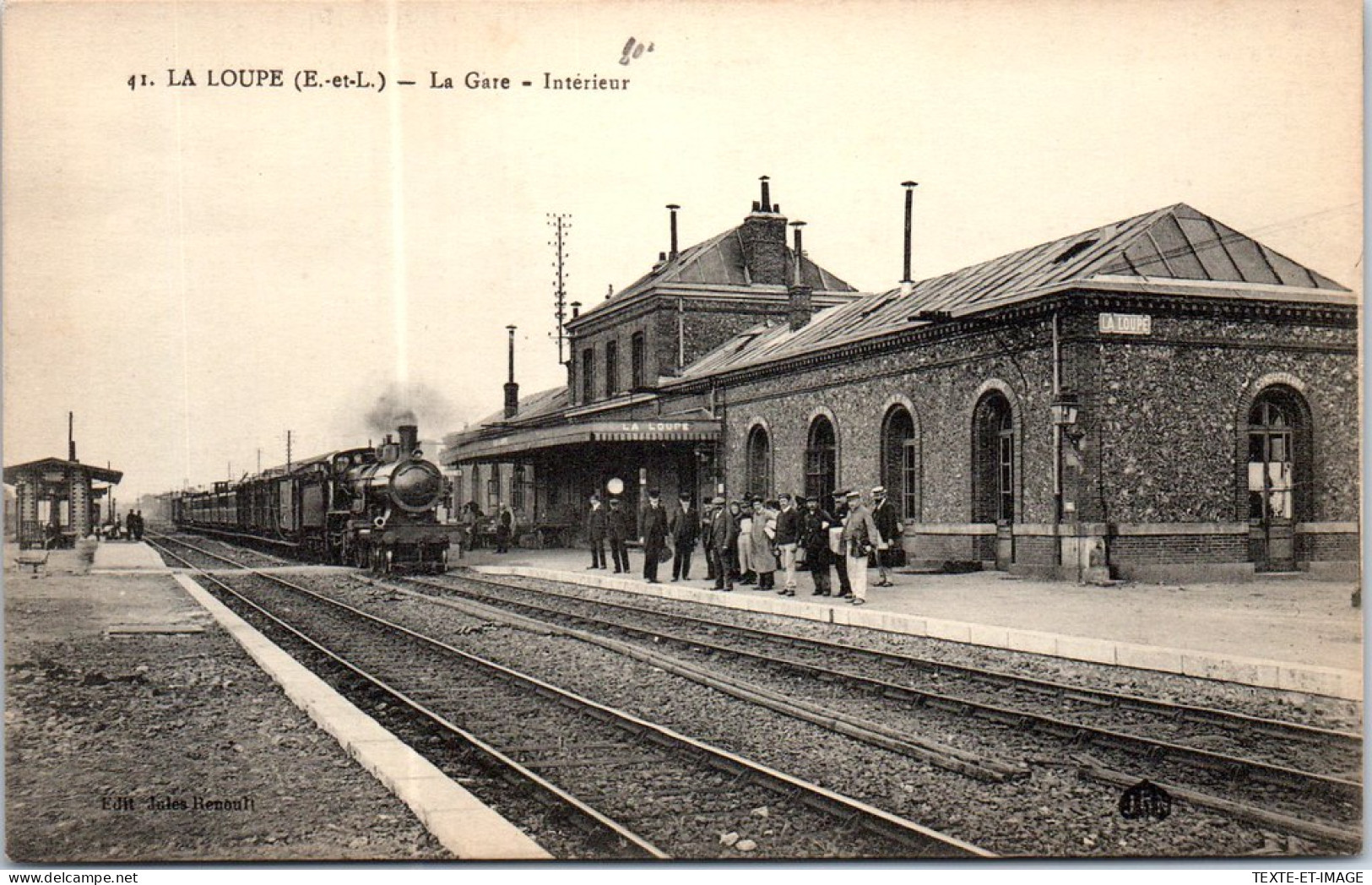 28 LA LOUPE - Vue Interieur De La Gare (train) - La Loupe