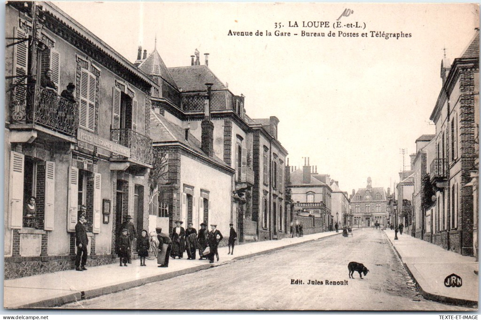 28 LA LOUPE - Avenue De La Gare, Bureau De Poste  - La Loupe