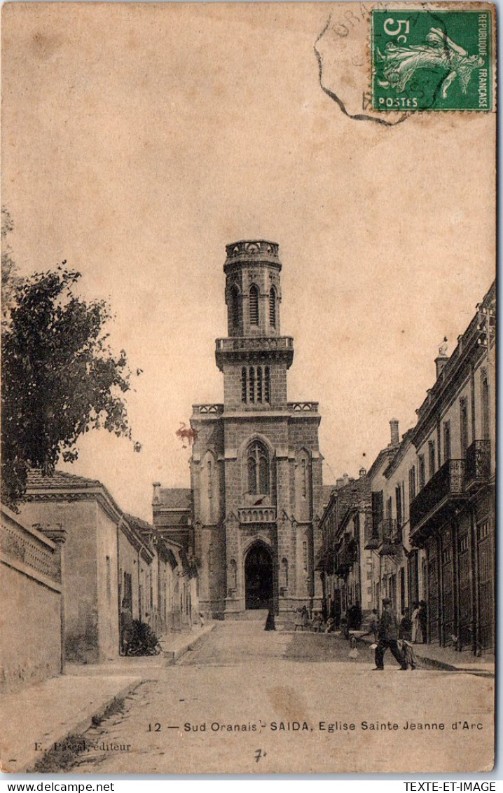 ALGERIE - SAIDA - Eglise Sainte Jeanne D'arc. - Saida