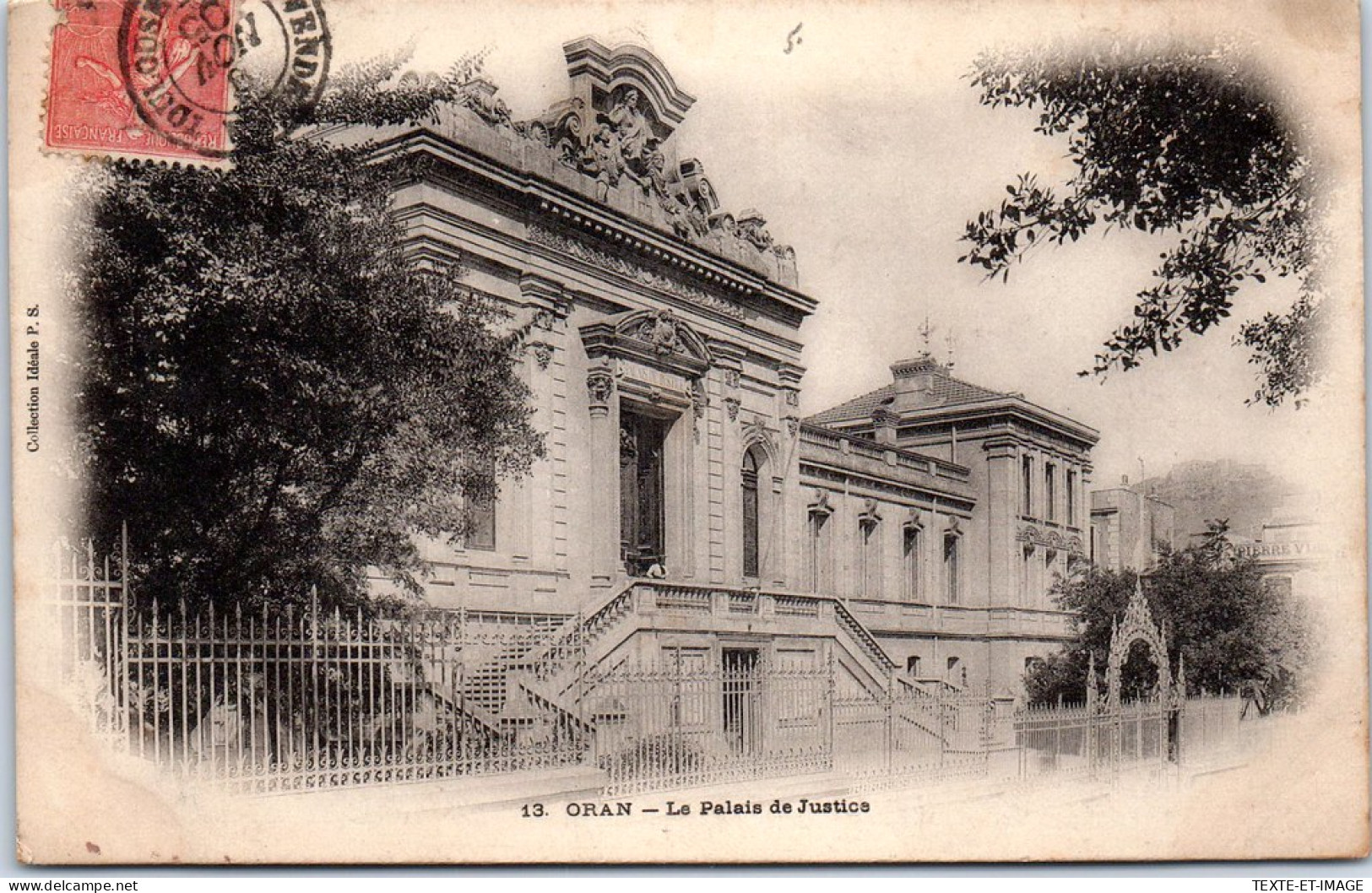 ALGERIE - ORAN - La Facade Du Palais De Justice. - Oran