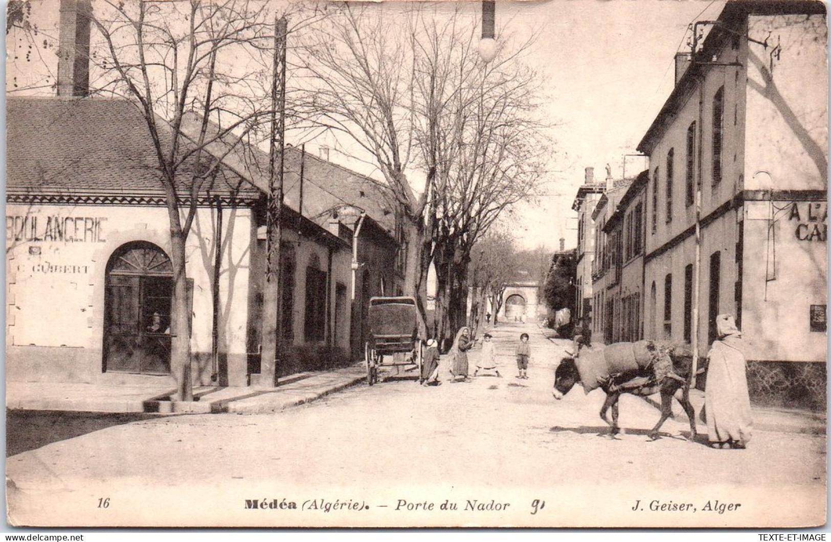 ALGERIE - MEDEA - La Porte Du Nador - Médéa