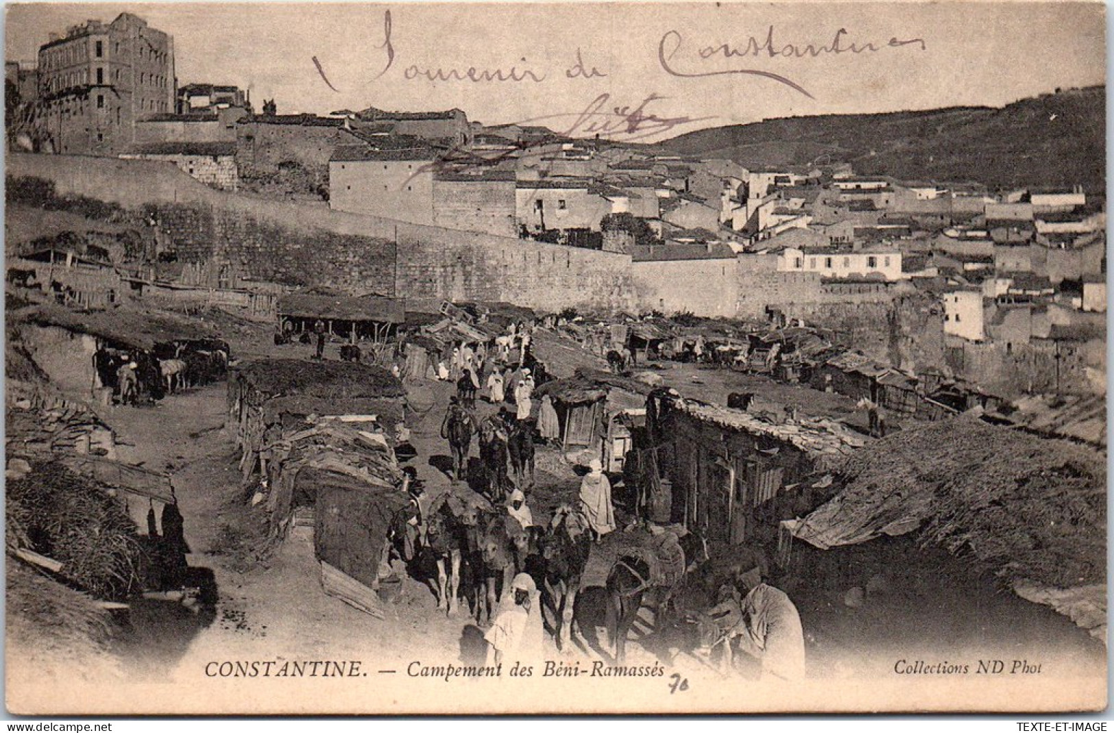 ALGERIE - CONSTANTINE - Campement Des Beni Ramasses  - Constantine