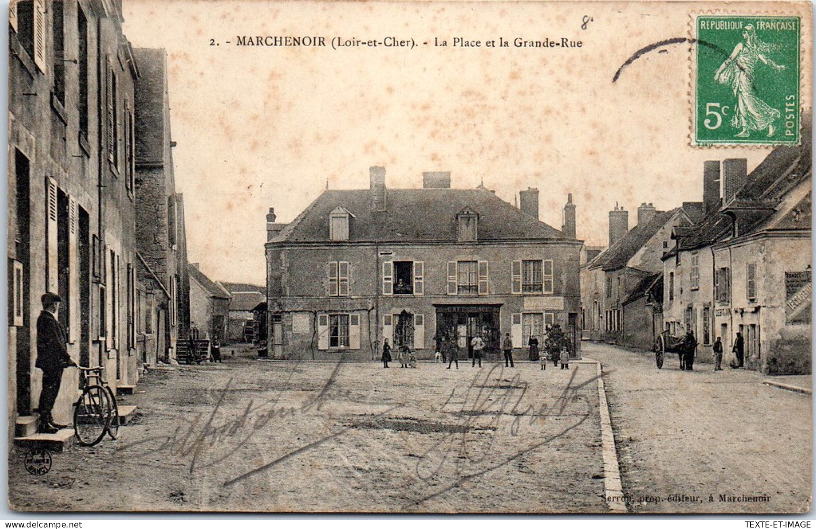 41 MARCHENOIR - La Place Et La Grande Rue. - Marchenoir