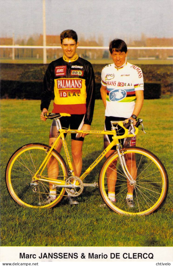 Cyclisme, Marc Janssens & Mario De Clercq - Ciclismo