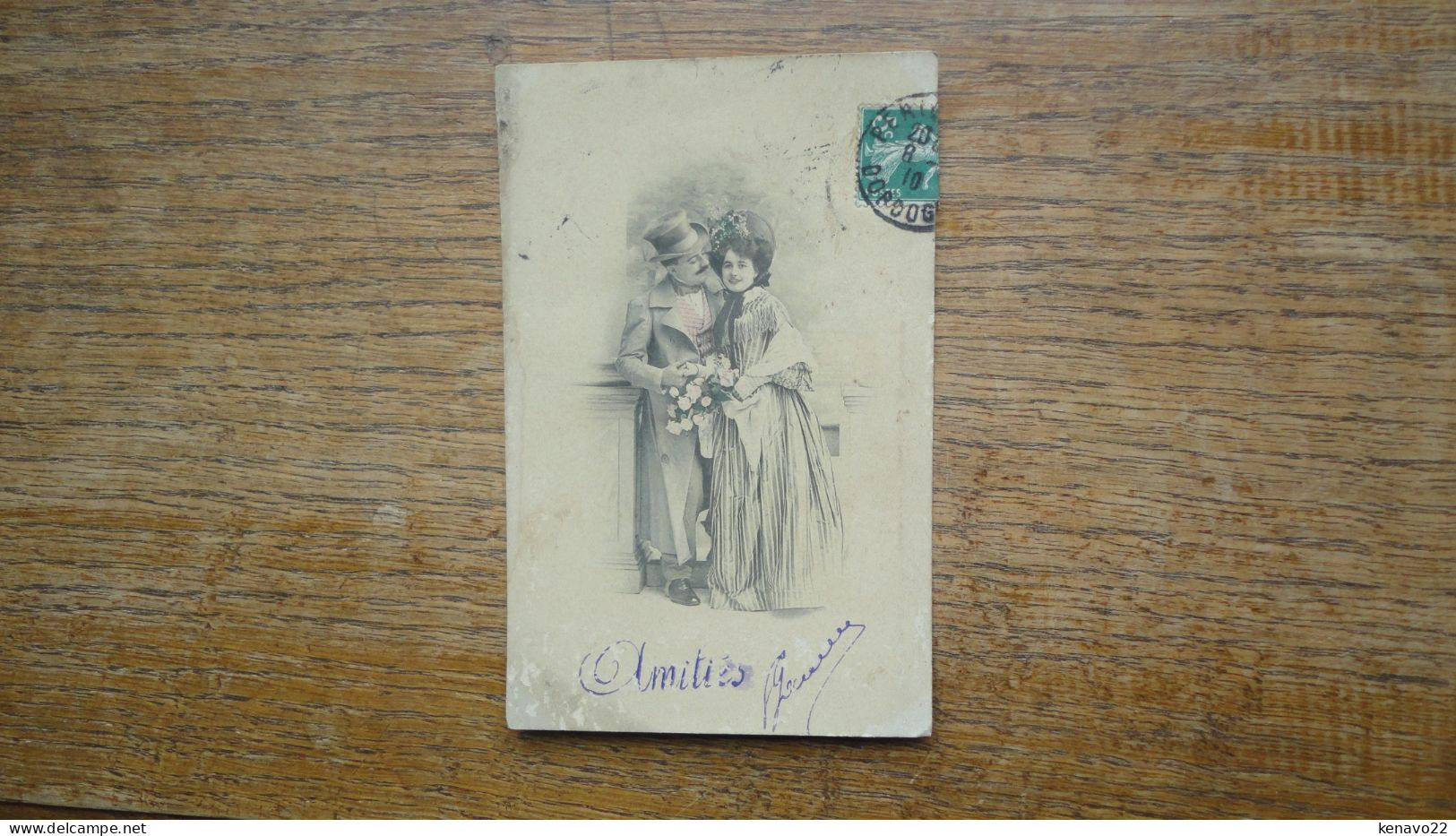 Ancienne Carte , Couple " Carte De 1910 " - Koppels