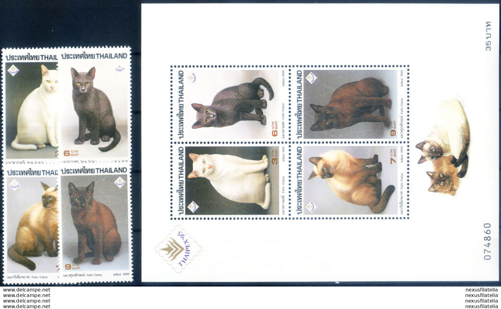 Fauna. Gatti 1995. - Thailand