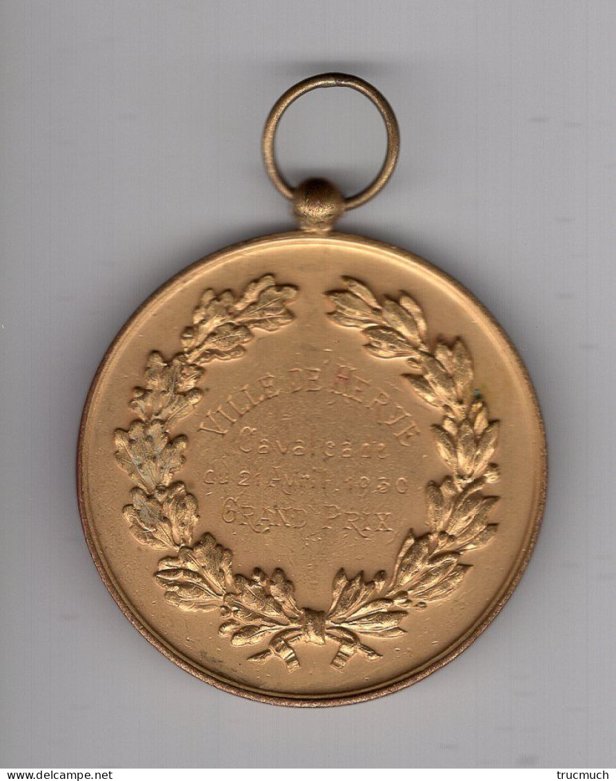 Médaille - VILLE DE HERVE  "CAVALCADE Du 21 Avril 1930 - GRAND PRIX" - Other & Unclassified