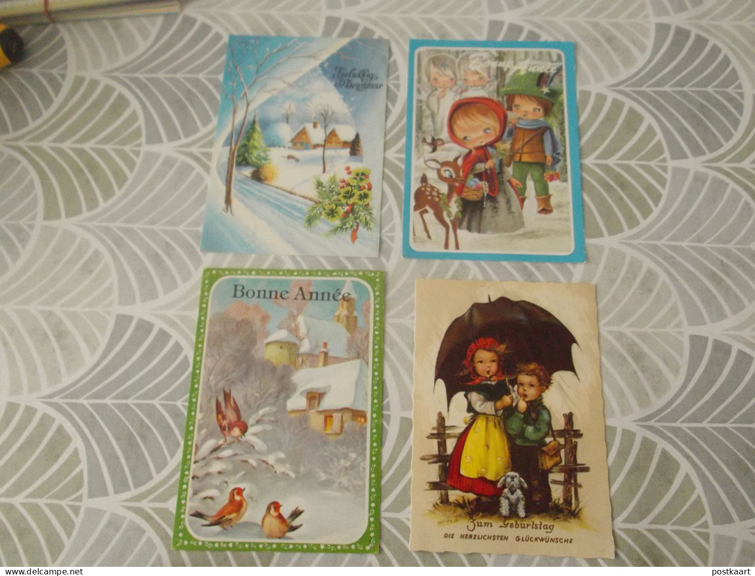 LOT Van 100 Postkaarten Kerst En Nieuwjaar - Collections & Lots