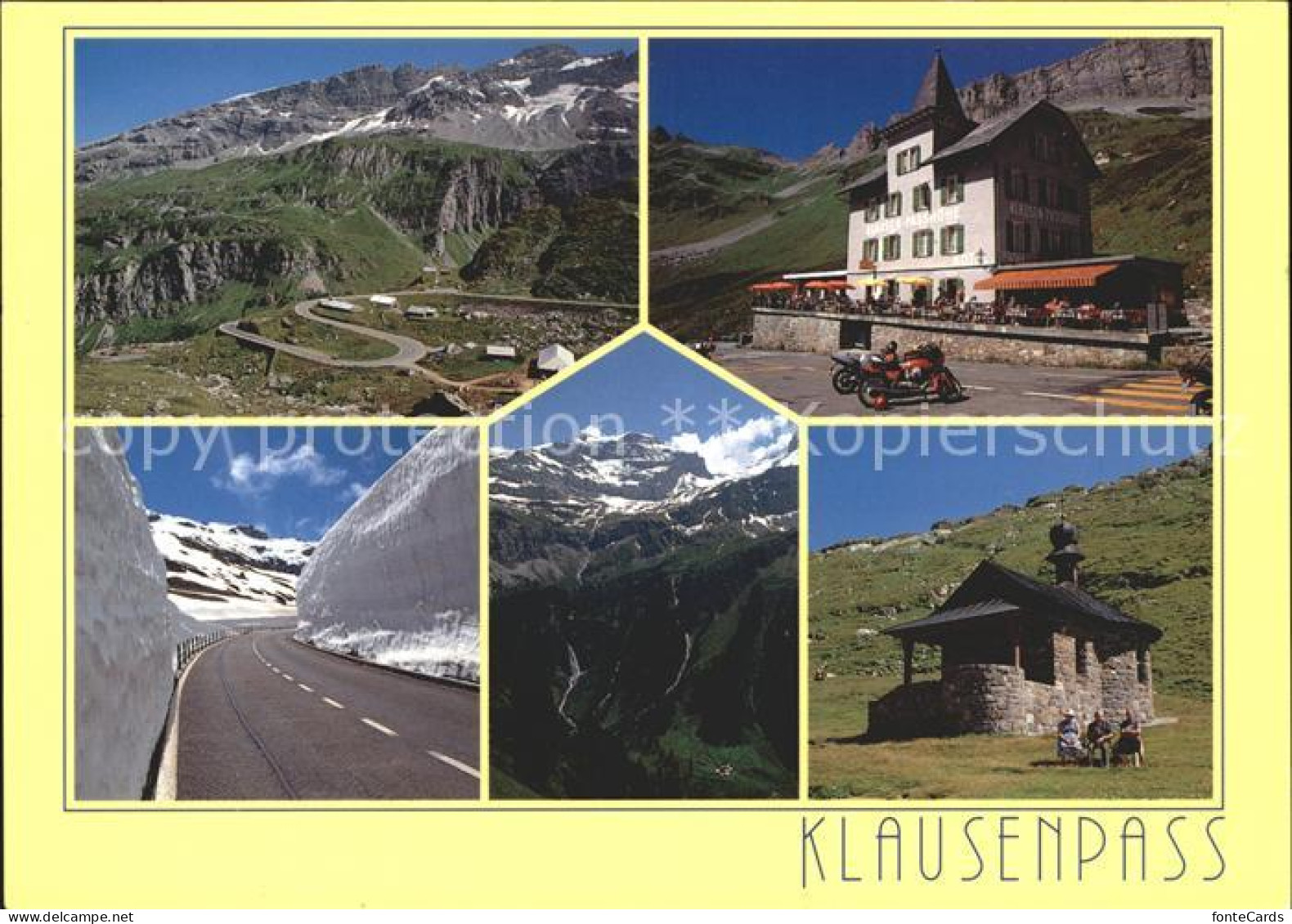 11851323 Klausenpass Mit Passhoehe Kapelle Klausenpass - Autres & Non Classés