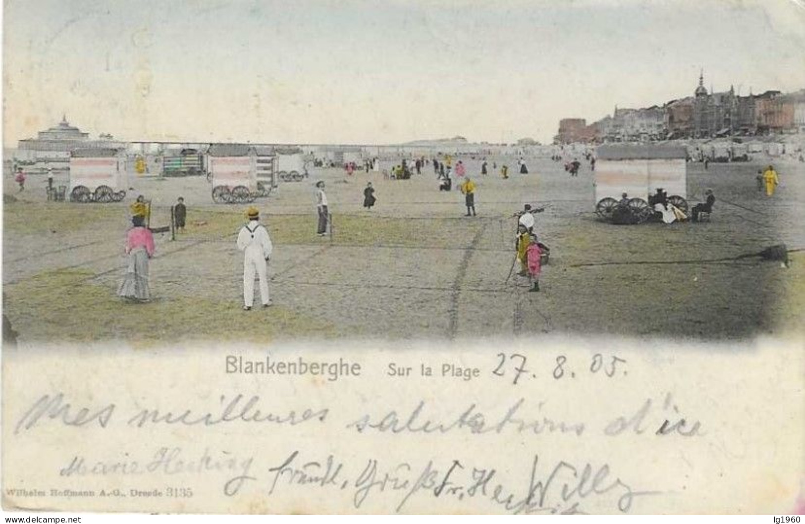 Blankenberghe - Sur La Plage - 1905 - Blankenberge