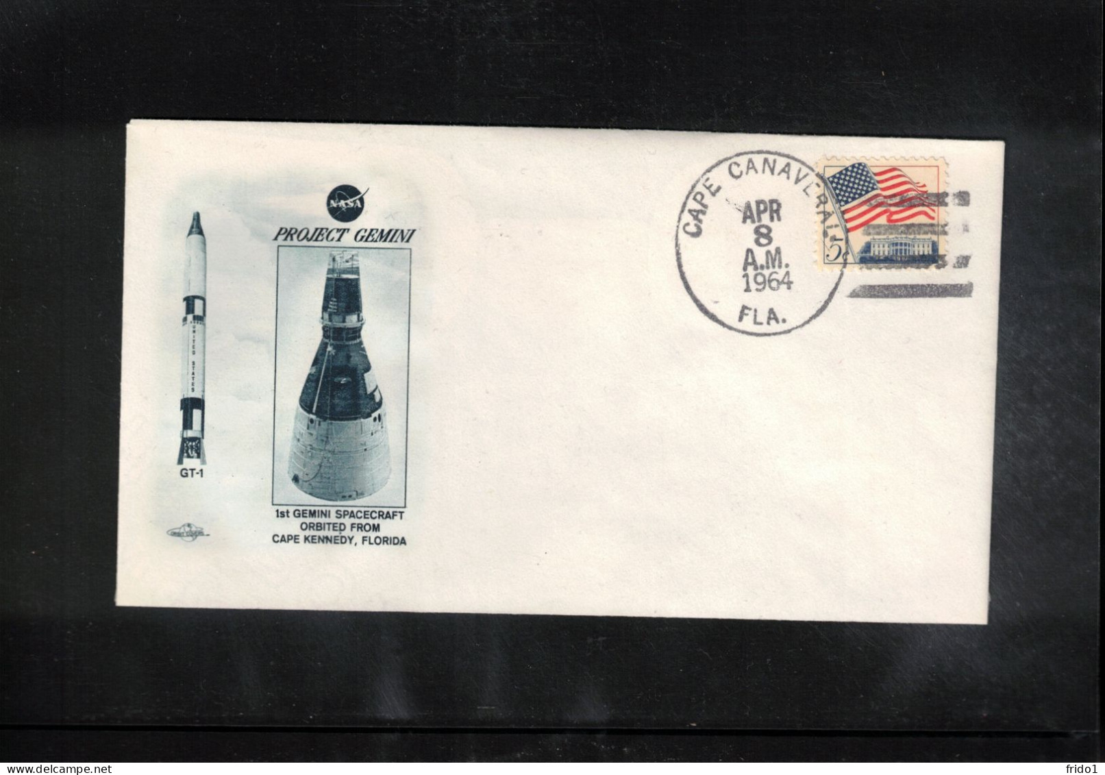 USA  1964 Space /Weltraum Project Gemini Interesting Cover - Stati Uniti