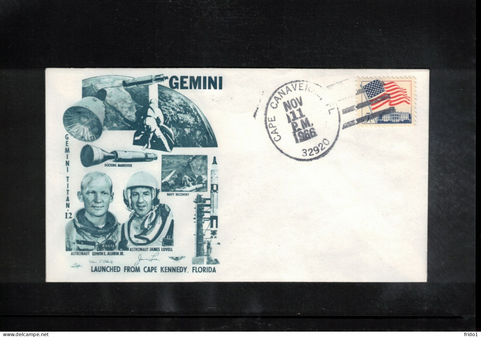 USA  1966 Space / Weltraum Project Gemini Interesting Cover - Stati Uniti