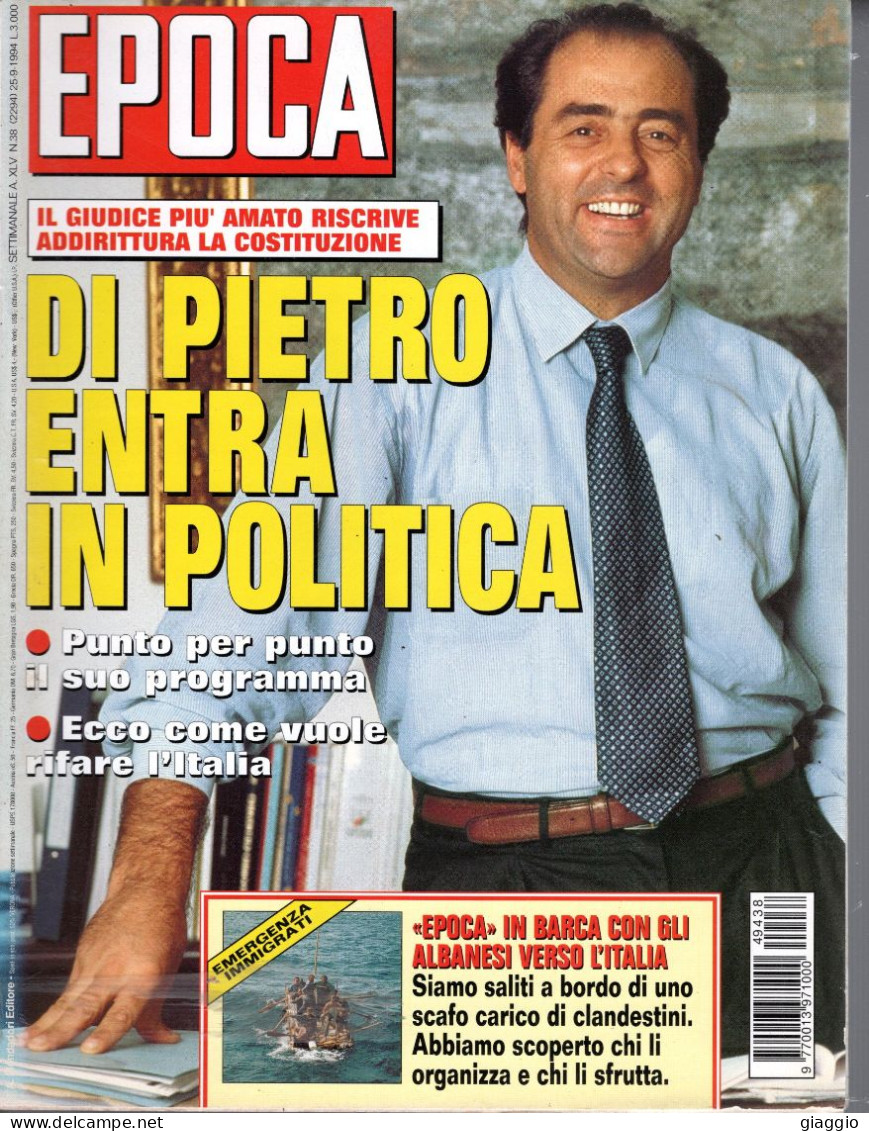 °°° RIVISTA EPOCA N° 2294 DEL 25 SETTEMBRE 1994 °°° - Sonstige & Ohne Zuordnung