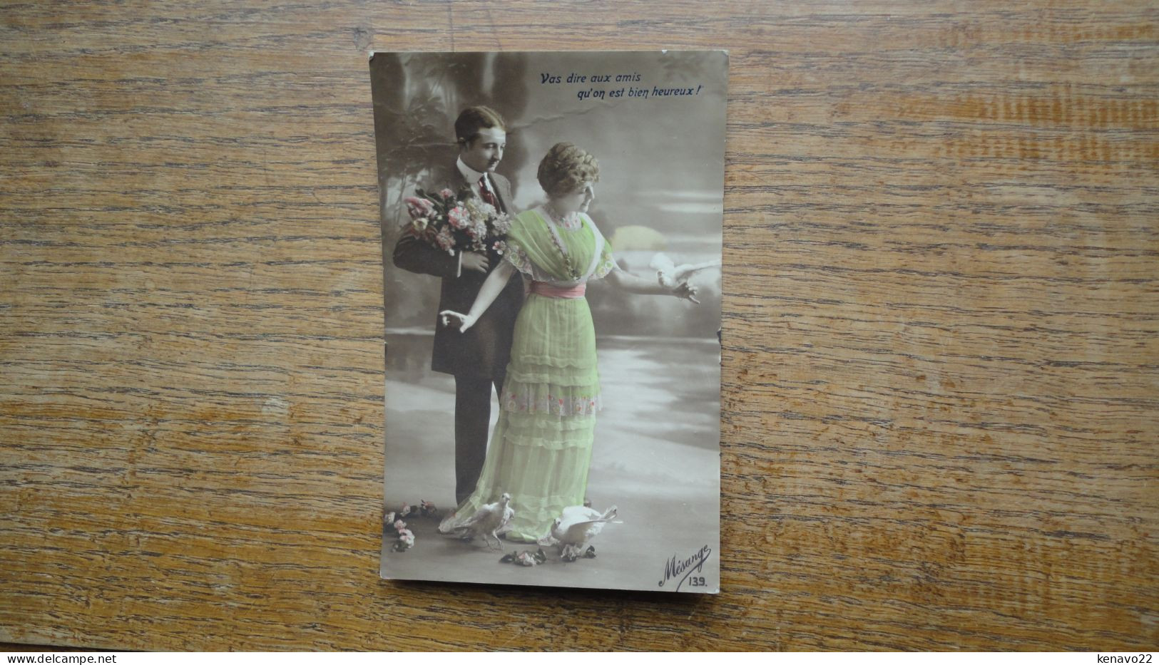 Ancienne Carte , Couple " Carte De 1915 " - Parejas