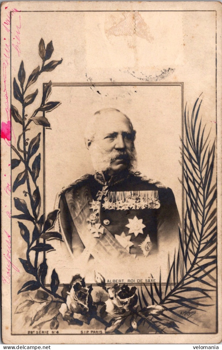 20533 Cpa Célébrités - Albert Roi De Saxe - Politische Und Militärische Männer