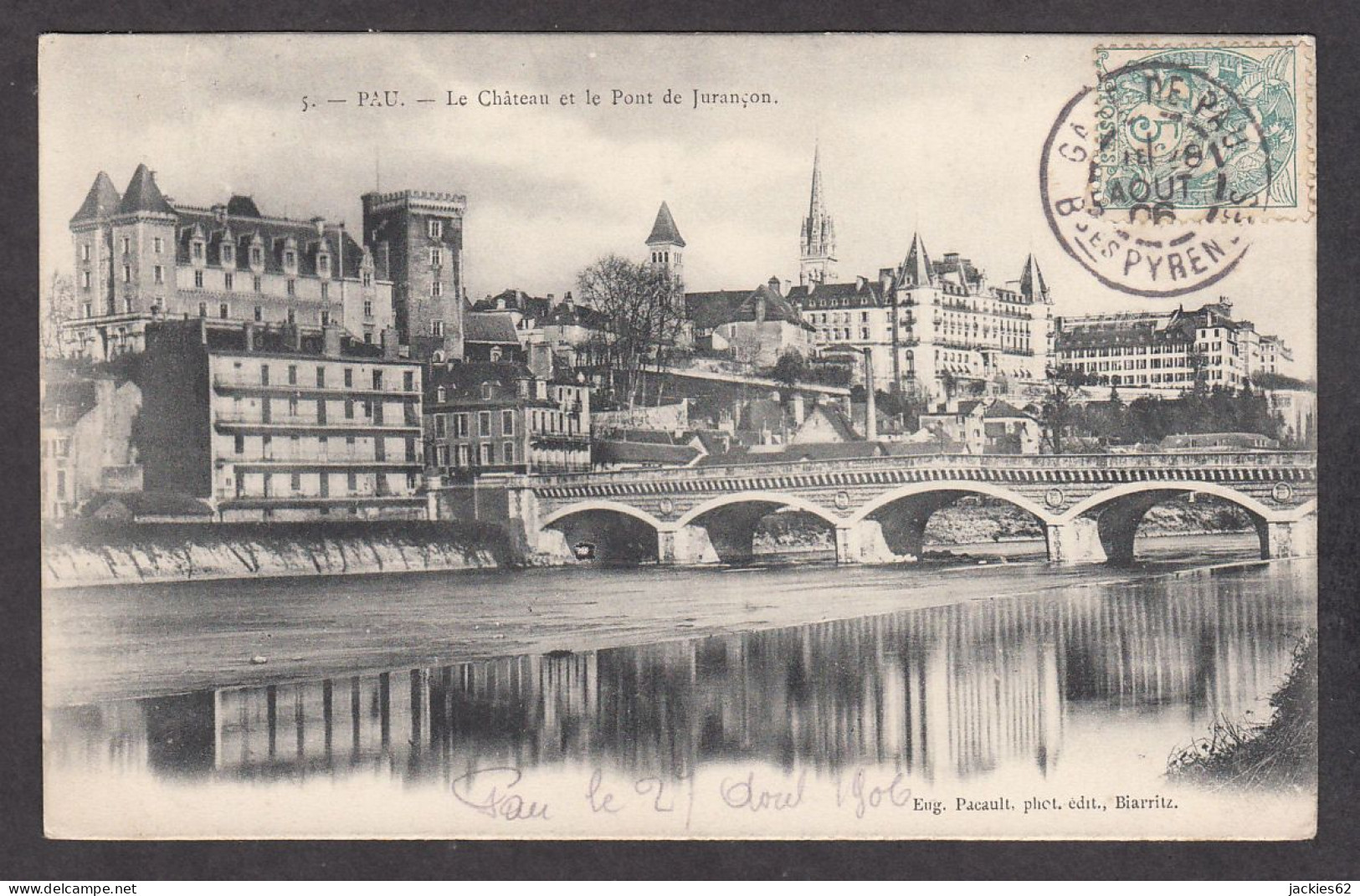 082584/ PAU, Le Château Et Le Pont De Jurançon - Pau
