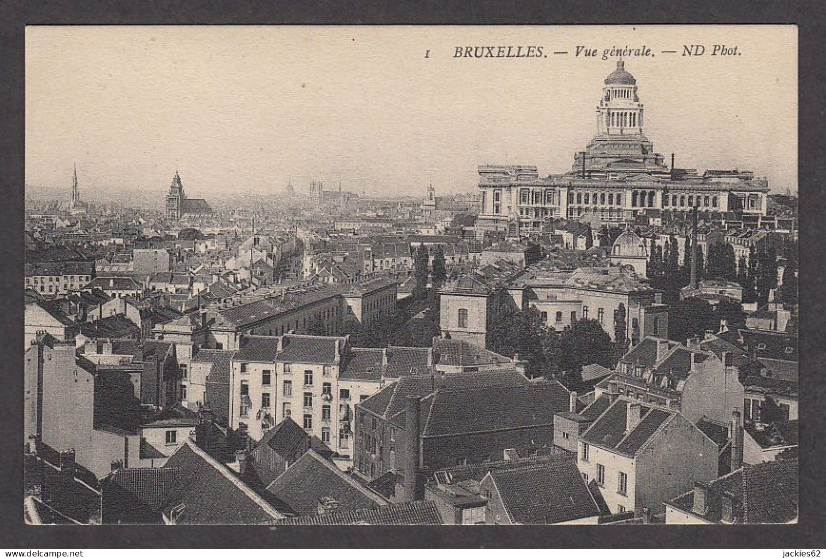104245/ BRUXELLES, Vue Générale - Mehransichten, Panoramakarten