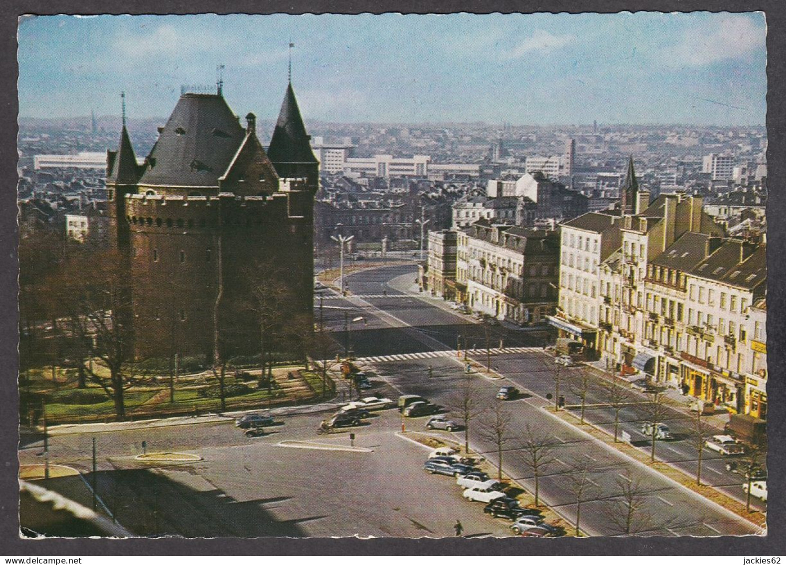 104244/ BRUXELLES, Panorama Avec Porte De Hal - Panoramische Zichten, Meerdere Zichten