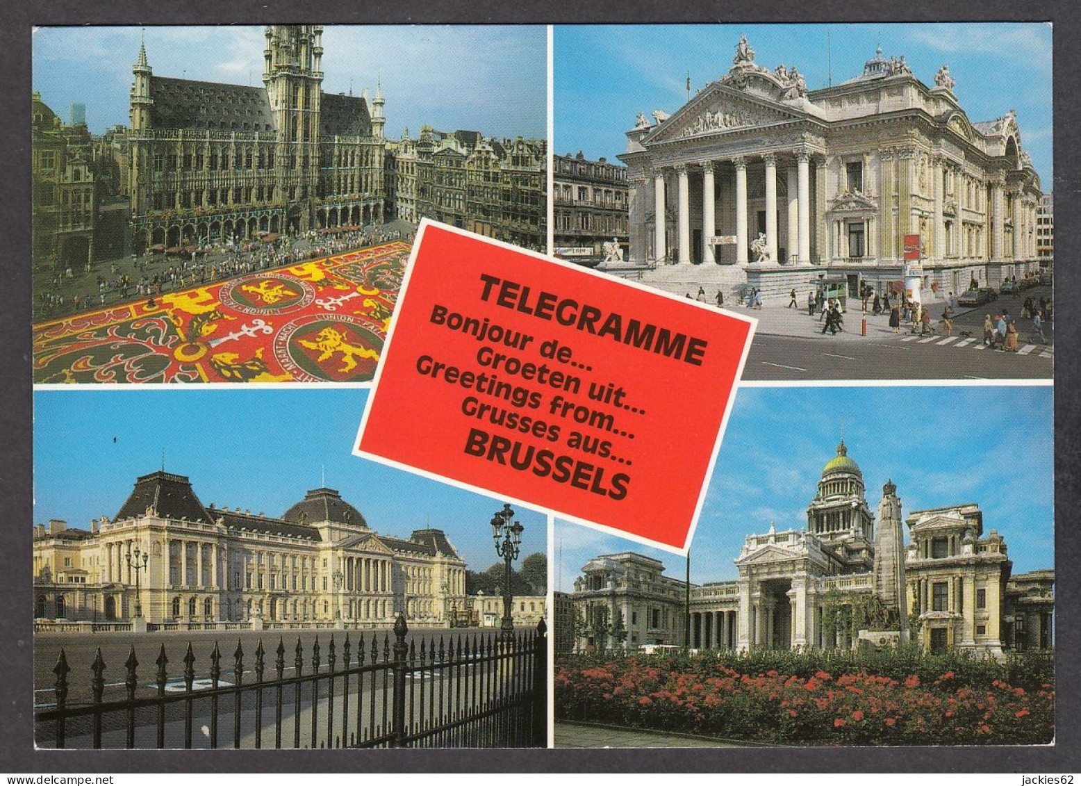 104239/ BRUXELLES, Télégramme De - Multi-vues, Vues Panoramiques