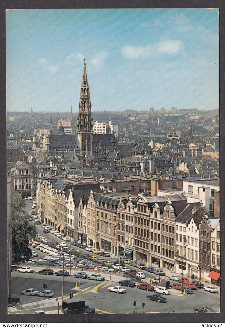 104243/ BRUXELLES, Panorama Avec Hôtel De Ville - Cartas Panorámicas