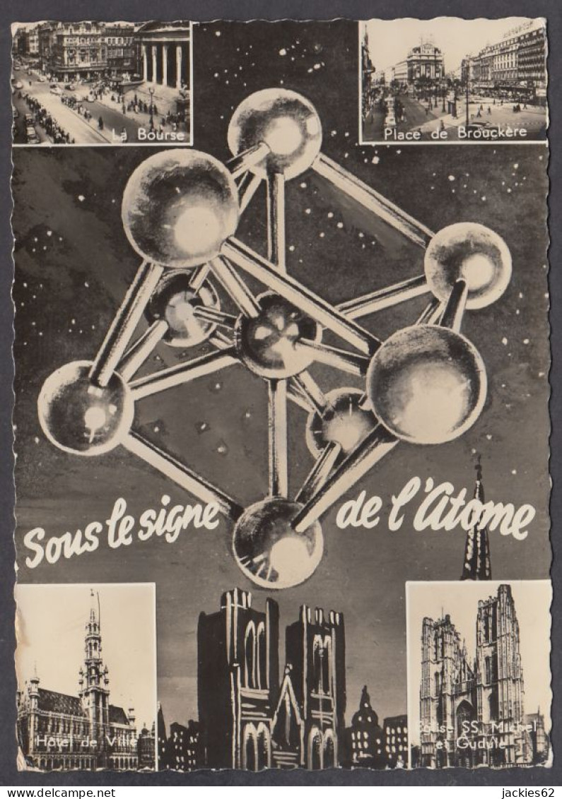129246/ BRUXELLES, Sous Le Signe De L'atome - Mehransichten, Panoramakarten