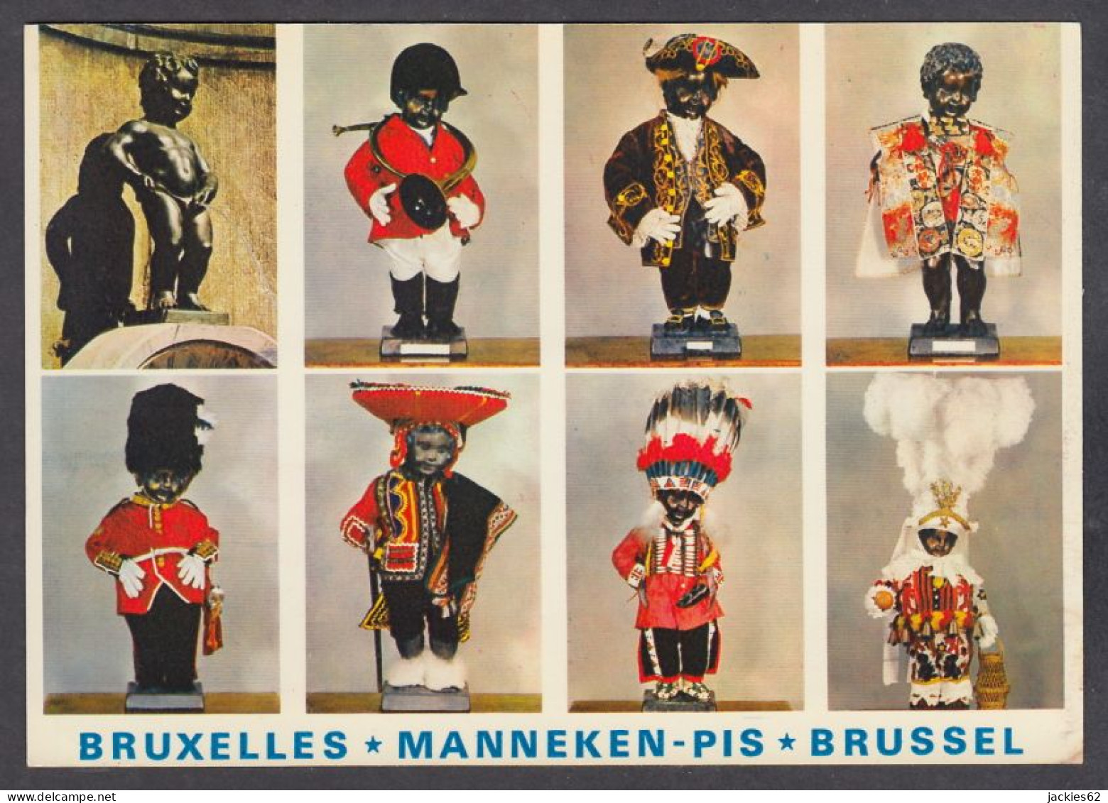 126455/ BRUXELLES, Manneken-pis, Différents Costumes - Monumenten, Gebouwen