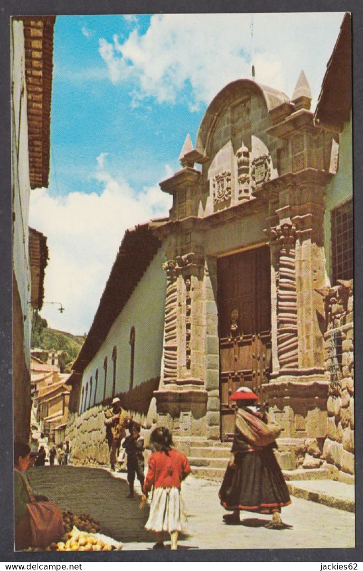 127699/ CUZCO, Archbishop's Palace, Facade - Pérou