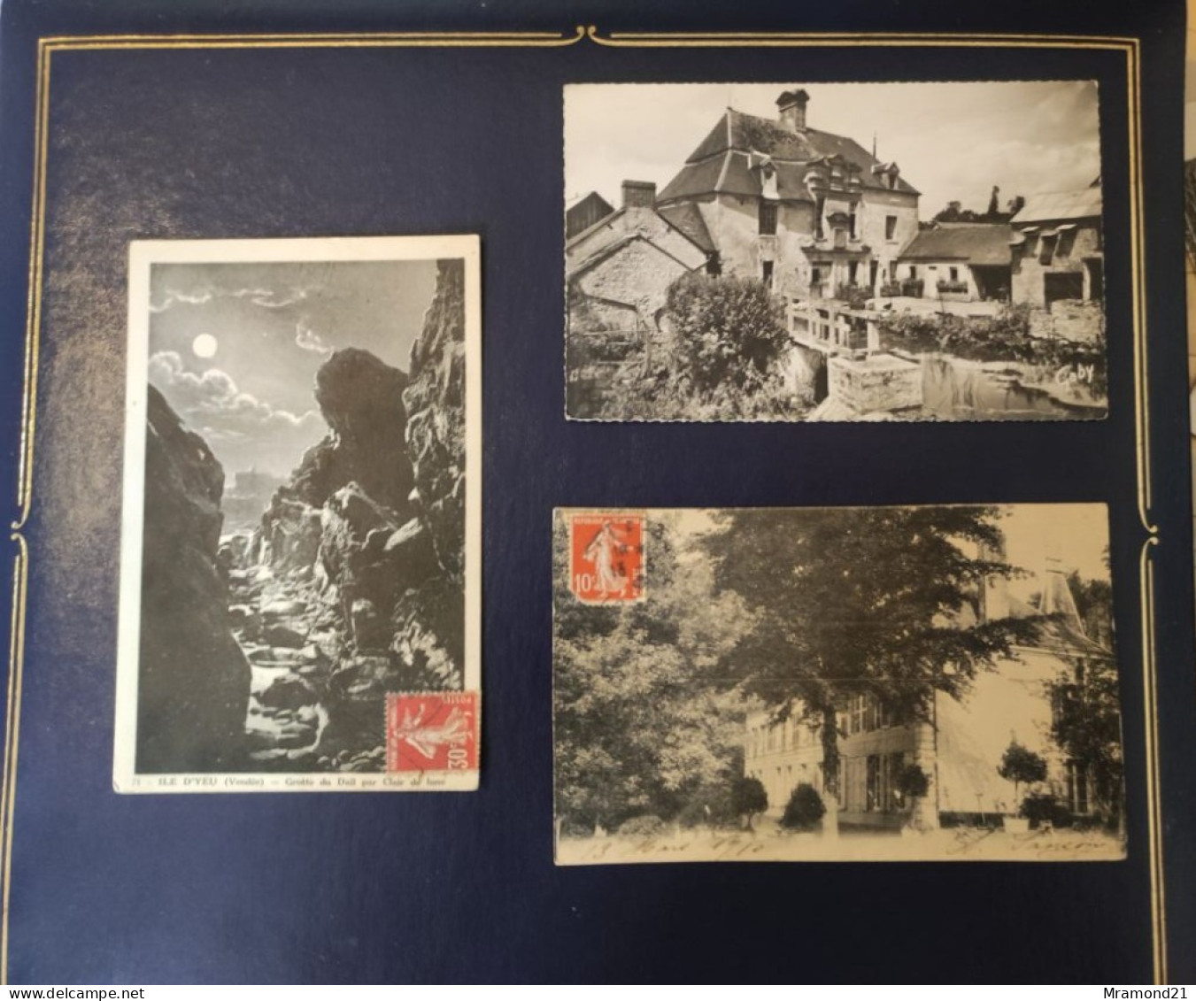 Lot de 49 cartes postales anciennes de la France