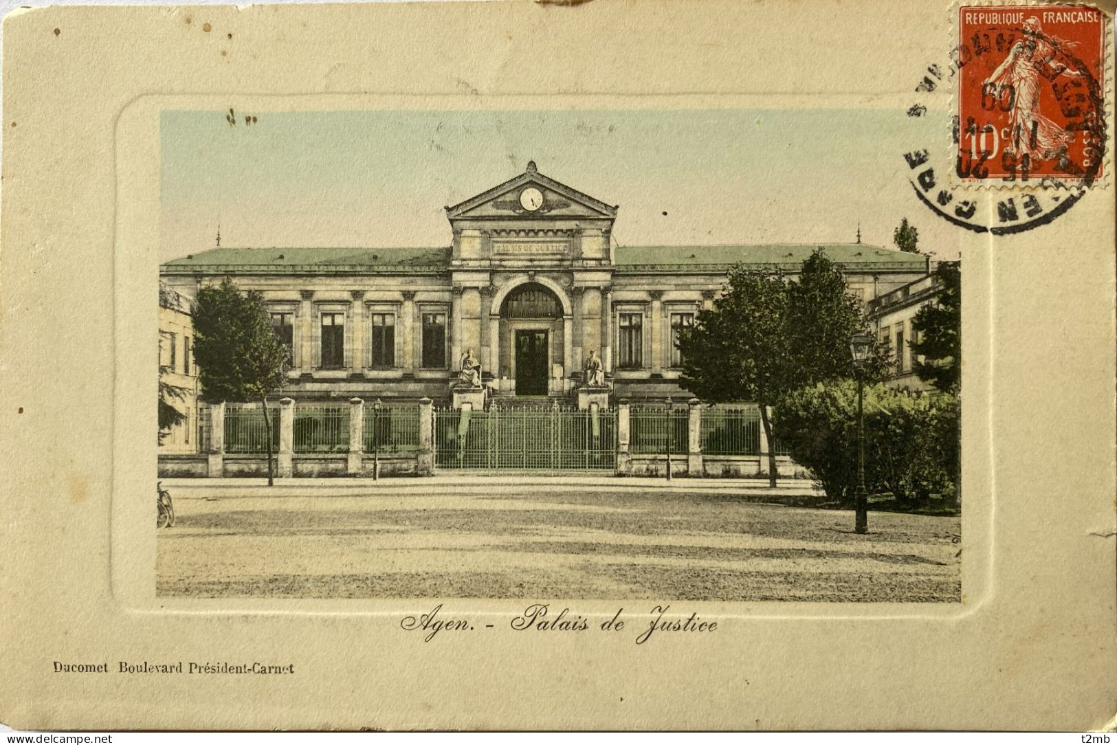 CPA AGEN (Lot Et Garonne) - Palais De Justice - Agen