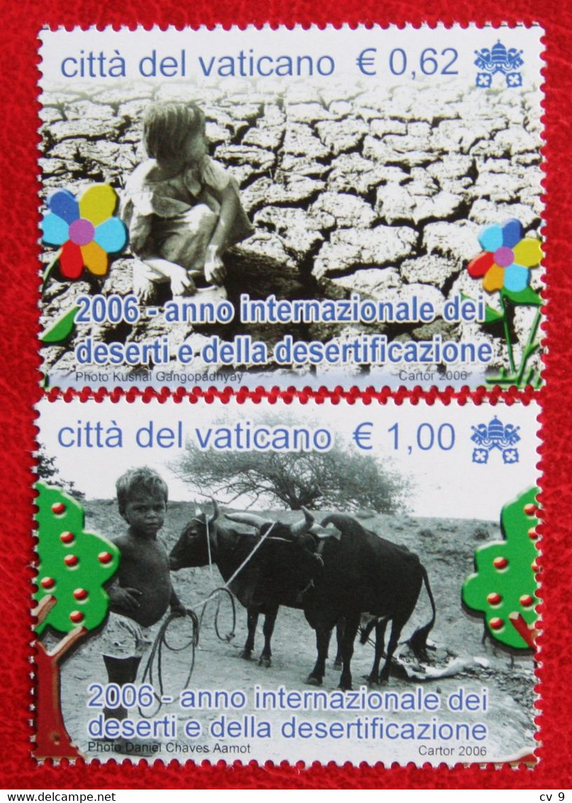 International Year Of The Desert 2006 Mi 1560-1561 Yv 1413-1414 POSTFRIS / MNH / **  VATICANO VATICAN VATICAAN - Nuovi