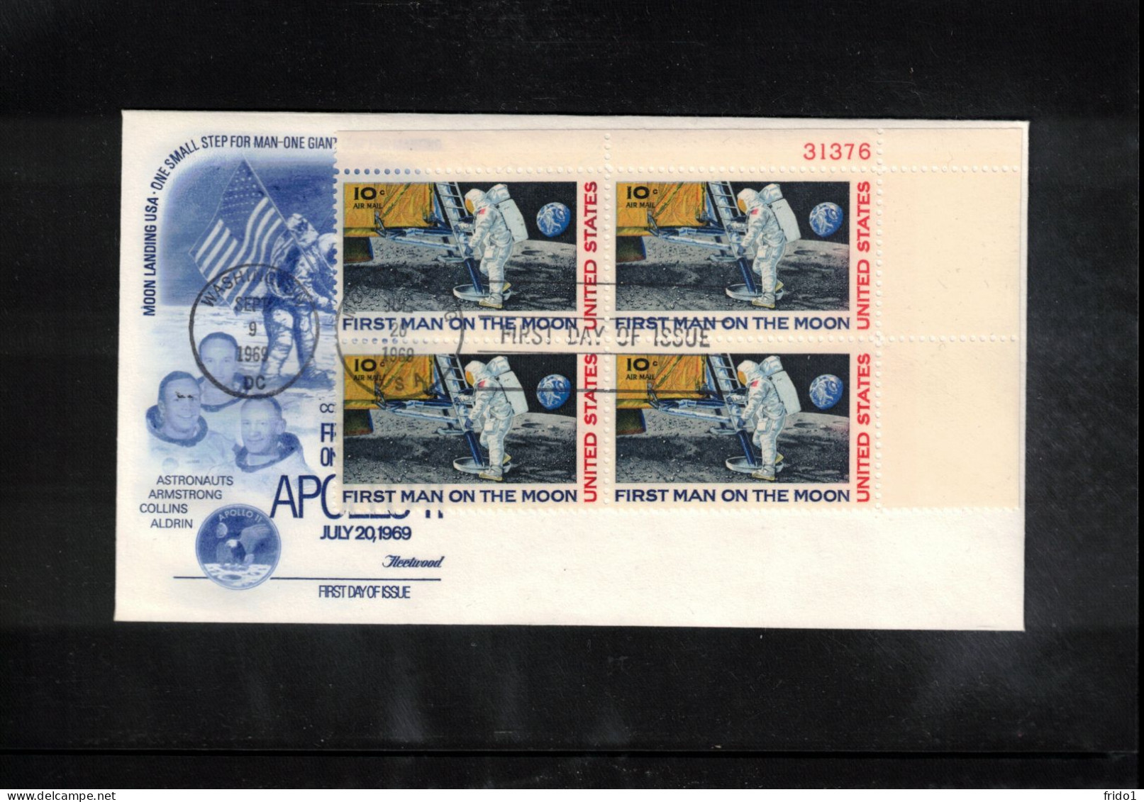 USA  1969 Space / Weltraum Apollo 11 Interesting Cover - Etats-Unis