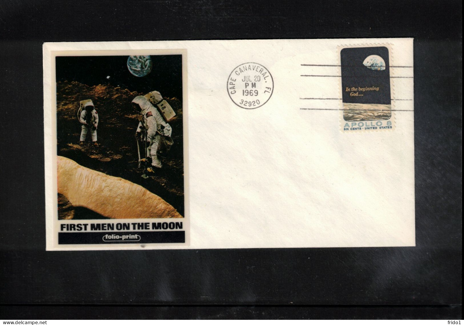 USA  1969 Space / Weltraum Apollo 11 First Men On The Moon Interesting Cover - Estados Unidos