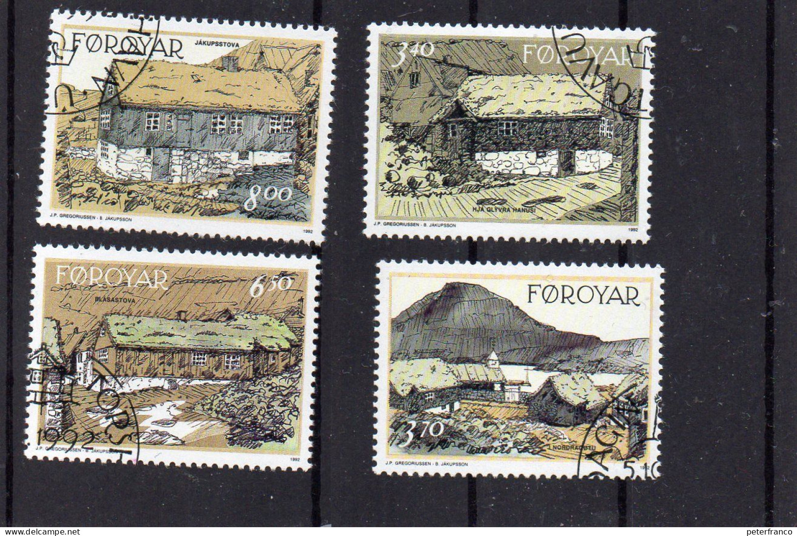 1992 Isole Faroer - Case Di Nordara Gita - Faeroër